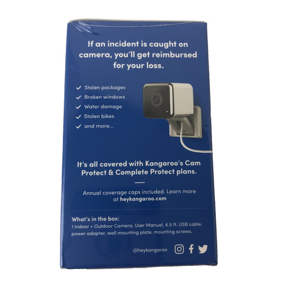 Kangaroo Indoor Outdoor Wired Security Camera 1080p HD Video Cam A0009 - Picture 4 of 7